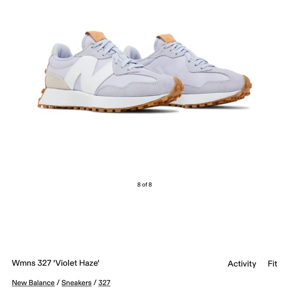 New Balance Women's 327 Sneakers - Violet Haze size 7